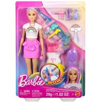 Barbie Pop Regenboogglans Haar met Glitter