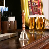 Click to view product details and reviews for Small Wooden Handle Chrome Bell. Click to view product details and reviews for Small Wooden Handle Chrome Bell.