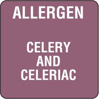 Click to view product details and reviews for Food Allergen Labels Celery Celeriac Roll Of 500. Click to view product details and reviews for Food Allergen Labels Celery Celeriac Roll Of 500.