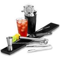 Click to view product details and reviews for Black Cocktail Shaker Set. Click to view product details and reviews for Black Cocktail Shaker Set.