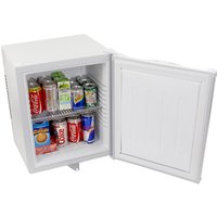 ChillQuiet Silent Mini Bar Fridge 24ltr White