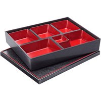 Click to view product details and reviews for Japanese 6 Compartment Bento Box 31 X 25cm Case Of 5. Click to view product details and reviews for Japanese 6 Compartment Bento Box 31 X 25cm Case Of 5.