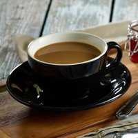 Click to view product details and reviews for Royal Genware Black Bowl Shaped Cup And Saucer 12oz 340ml Pack Of 6. Click to view product details and reviews for Royal Genware Black Bowl Shaped Cup And Saucer 12oz 340ml Pack Of 6.