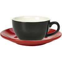 Click to view product details and reviews for Royal Genware Black Bowl Shaped Cup And Red Saucer 88oz 250ml Pack Of 6. Click to view product details and reviews for Royal Genware Black Bowl Shaped Cup And Red Saucer 88oz 250ml Pack Of 6.