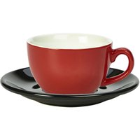 Click to view product details and reviews for Royal Genware Red Bowl Shaped Cup And Black Saucer 88oz 250ml Set Of 6. Click to view product details and reviews for Royal Genware Red Bowl Shaped Cup And Black Saucer 88oz 250ml Set Of 6.
