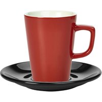 Click to view product details and reviews for Royal Genware Red Latte Mug And Black Saucer 12oz 340ml Set Of 6. Click to view product details and reviews for Royal Genware Red Latte Mug And Black Saucer 12oz 340ml Set Of 6.