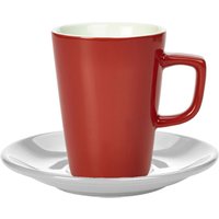 Click to view product details and reviews for Royal Genware Red Latte Mug And White Saucer 12oz 340ml Set Of 6. Click to view product details and reviews for Royal Genware Red Latte Mug And White Saucer 12oz 340ml Set Of 6.