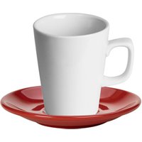 Click to view product details and reviews for Royal Genware White Latte Mug And Red Saucer 12oz 340ml Set Of 6. Click to view product details and reviews for Royal Genware White Latte Mug And Red Saucer 12oz 340ml Set Of 6.