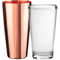 Click to view product details and reviews for Urban Bar Copper Plated Boston Shaker Tin Polycarbonate Glass Set. Click to view product details and reviews for Urban Bar Copper Plated Boston Shaker Tin Polycarbonate Glass Set.