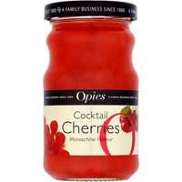 Click to view product details and reviews for Opies Red Marachino Cocktail Cherries 225g Case Of 6. Click to view product details and reviews for Opies Red Marachino Cocktail Cherries 225g Case Of 6.