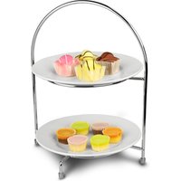 Click to view product details and reviews for Utopia Chrome 2 Tier Cake Plate Stand 32cm With 23cm Plates. Click to view product details and reviews for Utopia Chrome 2 Tier Cake Plate Stand 32cm With 23cm Plates.