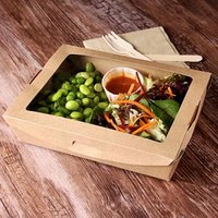 Click to view product details and reviews for Biodegradable Kraft Salad Box With Window Case Of 300. Click to view product details and reviews for Biodegradable Kraft Salad Box With Window Case Of 300.