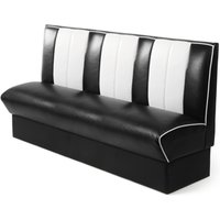 Click to view product details and reviews for Retro Diner Booth Triple Seat Black Single. Click to view product details and reviews for Retro Diner Booth Triple Seat Black Single.