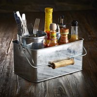 Click to view product details and reviews for Genware Galvanised Steel Rectangular Table Caddy Single. Click to view product details and reviews for Genware Galvanised Steel Rectangular Table Caddy Single.
