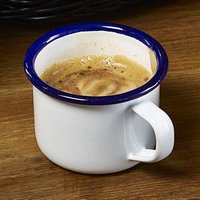 Click to view product details and reviews for Blue Rim Enamel Espresso Mug White 55oz 155ml Case Of 12. Click to view product details and reviews for Blue Rim Enamel Espresso Mug White 55oz 155ml Case Of 12.