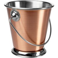 Click to view product details and reviews for Copper Food Presentation Bucket 9cm Case Of 24. Click to view product details and reviews for Copper Food Presentation Bucket 9cm Case Of 24.