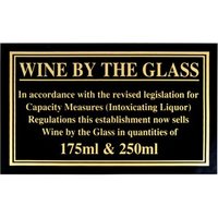 Click to view product details and reviews for 175ml And 250ml Weights And Measures Act Sign. Click to view product details and reviews for 175ml And 250ml Weights And Measures Act Sign.