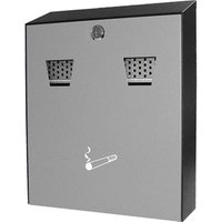 Click to view product details and reviews for Powder Coated Wall Mounted Cigarette Bin. Click to view product details and reviews for Powder Coated Wall Mounted Cigarette Bin.
