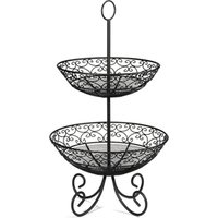Click to view product details and reviews for Mediterranean Display Basket Two Tiered Black. Click to view product details and reviews for Mediterranean Display Basket Two Tiered Black.