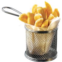 Click to view product details and reviews for Stainless Steel Serving Fry Basket Round 93 X 9cm Single. Click to view product details and reviews for Stainless Steel Serving Fry Basket Round 93 X 9cm Single.