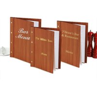Click to view product details and reviews for Custom Wood Effect Menu Cover A4 Cherry Wood Set Of 12. Click to view product details and reviews for Custom Wood Effect Menu Cover A4 Cherry Wood Set Of 12.