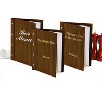 Click to view product details and reviews for Custom Wood Effect Menu Cover A4 Mahogany Set Of 12. Click to view product details and reviews for Custom Wood Effect Menu Cover A4 Mahogany Set Of 12.