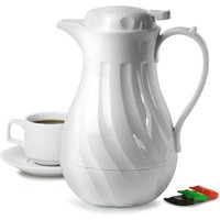 Click to view product details and reviews for Connoisserve Coffee Pot White 40oz 12ltr Single. Click to view product details and reviews for Connoisserve Coffee Pot White 40oz 12ltr Single.