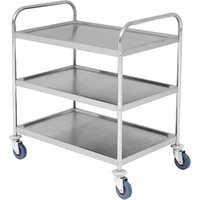 Click to view product details and reviews for Stainless Steel 3 Tier Trolley. Click to view product details and reviews for Stainless Steel 3 Tier Trolley.