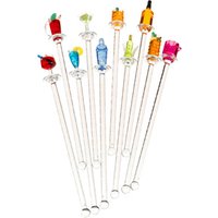 Click to view product details and reviews for Happy Hour Acrylic Swizzle Sticks Pack Of 10. Click to view product details and reviews for Happy Hour Acrylic Swizzle Sticks Pack Of 10.