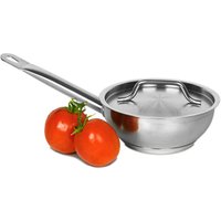 Click to view product details and reviews for Genware Stainless Steel Sauteuse Pan And Lid 1ltr. Click to view product details and reviews for Genware Stainless Steel Sauteuse Pan And Lid 1ltr.
