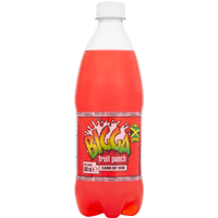 Bigga Fruit Punch Soft Drink 12x 600ml