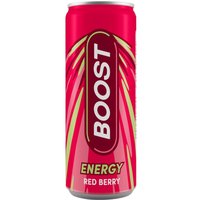 Boost Red Berry Energy Drink 24x 250ml