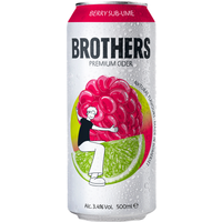 Brothers Berry Sub-Lime Premium Cider 10x 500ml Cans
