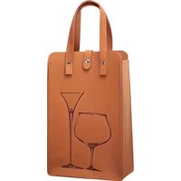 Brown Double Bottle Gift Bag