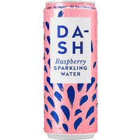 DASH Raspberry Flavoured Sparkling Water 24x 330ml