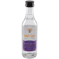 DrinkSupermarketcom Get 14% Off JJ Whitley London Dry Gin Miniature 5cl