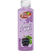 Just Drink Popping Boba Grape 12x 350ml
