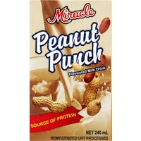 Miracle Peanut Punch Milk Drink 24x 240ml