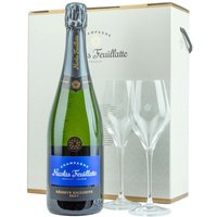 Nicolas Feuillatte Reserve Exclusive Brut NV Champagne 75cl Gift Set