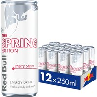Red Bull Spring Edition Cherry Sakura Energy Drink 12x 250ml