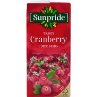 Sunpride Cranberry Juice 12x 1 Ltr