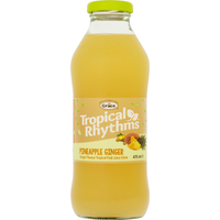 Tropical Rhythms Pineapple & Ginger 12x 475ml