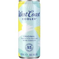 West Coast Original Tropical Fruit Flavoured Wine Cooler 250ml