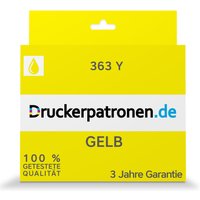 Druckerpatronen Sonderangebot 20% Rabatt auf kompatible HP Tinte 363 YC 8773 EE gelb