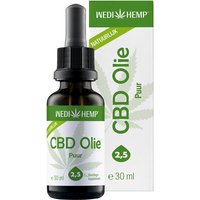CBD Olie Puur (Wedihemp) 2,5% 30 ml