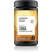 Chaga Kurkuma Paddenstoelen Latte 1000mg Bio (Mushrooms For Life) 120gr