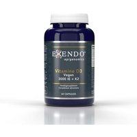 Vegan Vitamine D3 75 mcg/3.000 IE + K2 (Exendo Epigenomics) 60caps