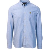 Lyle & Scott Oxford Long Sleeve Shirt - Riviera Blue - XS