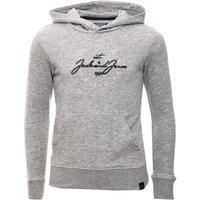 Jack & Jones Junior Kangaroo Pocket Hoodie - Grey / Light Grey Melange - 10Y