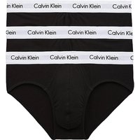 Calvin Klein 3 Pack Briefs - Cotton Stretch - Black - L